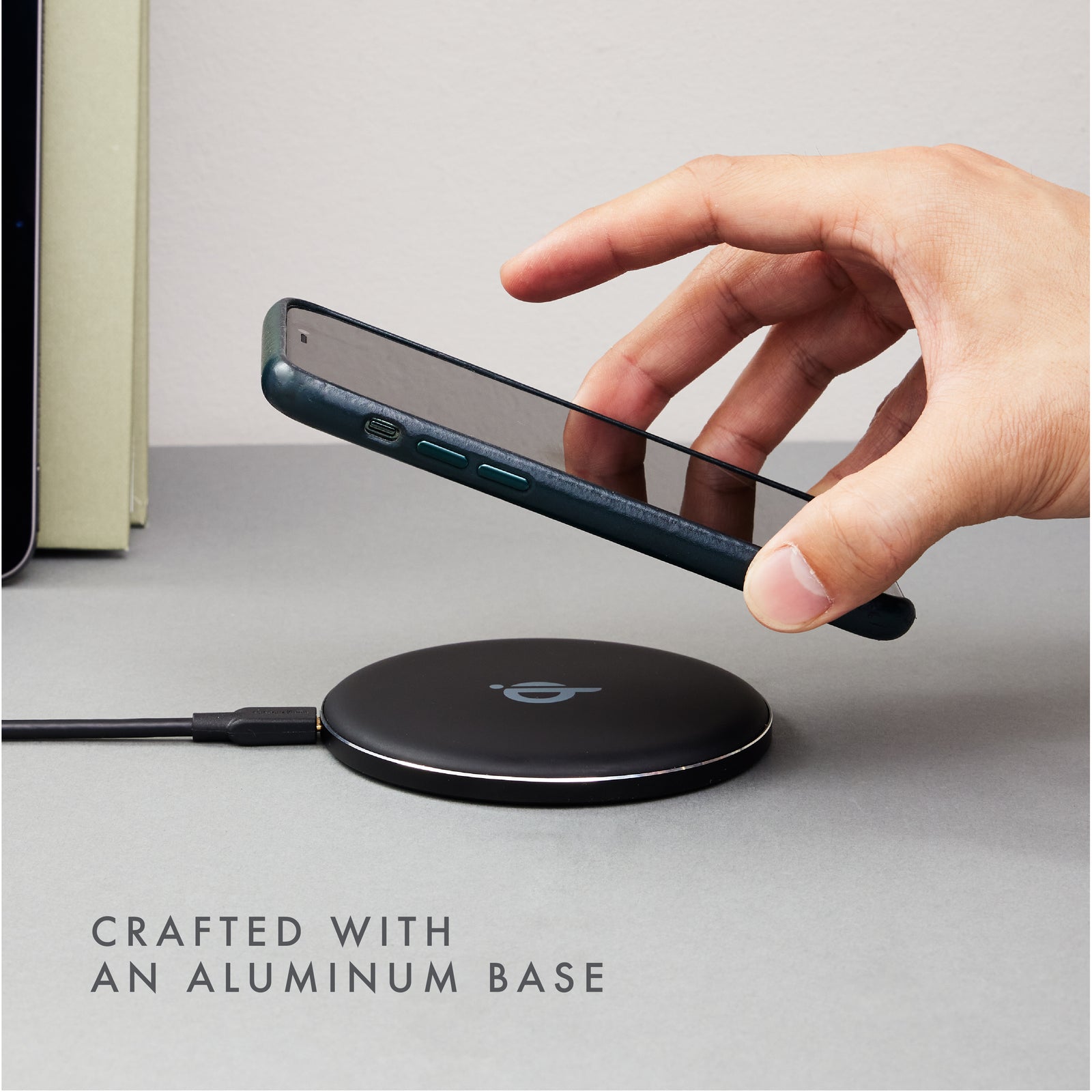 Powerology PowerPad Wireless Charger Compatible With Apple iPhone